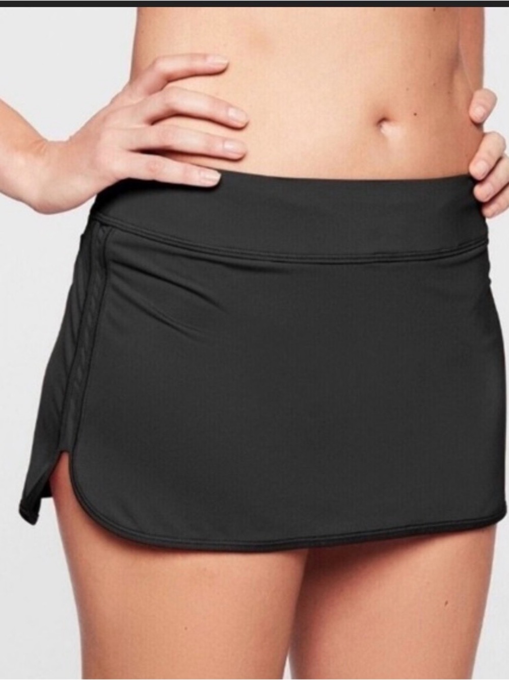 Athleta Tidal Swim-skirt - Black - Sz L